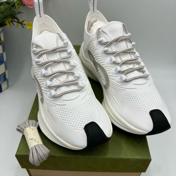 Women's Gucci interlocking GG run sneakers size 41 made in Italy - Picture 1 of 11